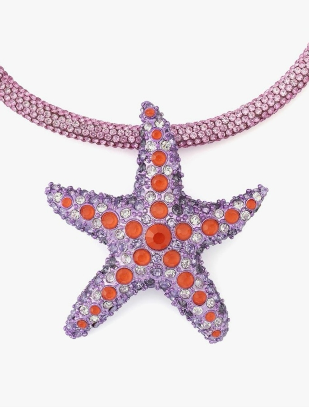 Betsey Johnson  Jewels Starfish Pendant Rope Necklace